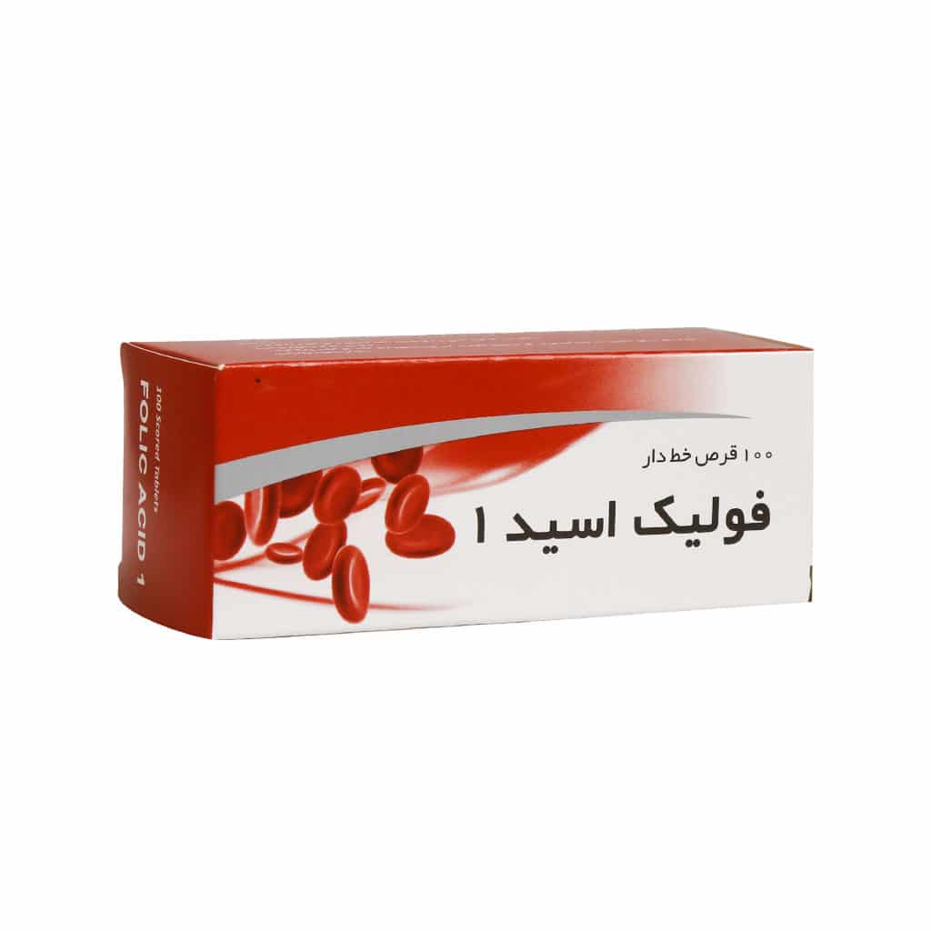 قرص فولیک اسید 1 شهر دارو